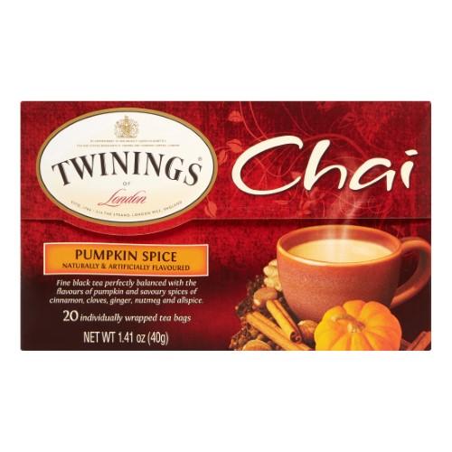 Twinings Chai Pumpkin Spice Tea 20ct
