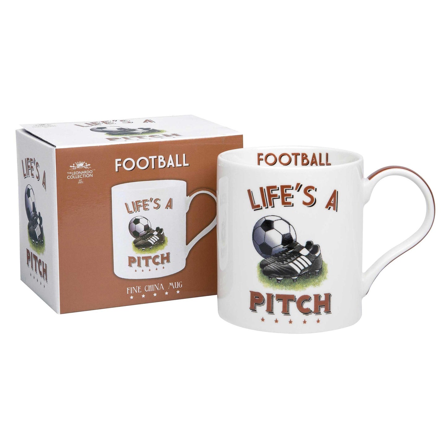 Lesser & Pavey Football Mug - Life's A Pitch
