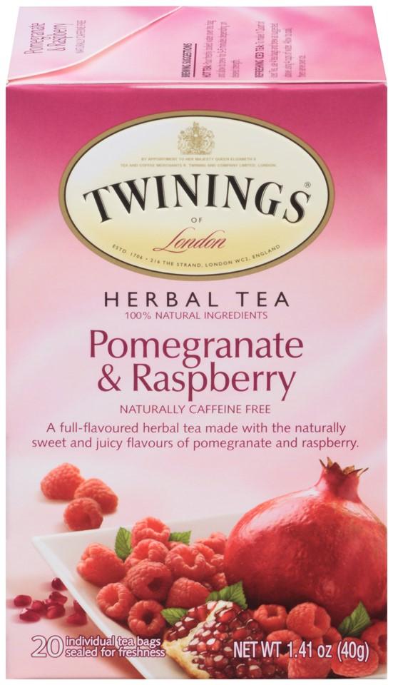 Twinings Pomegranate & Raspberry Tea 20ct