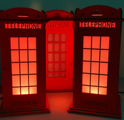 British Phone Box Lamp