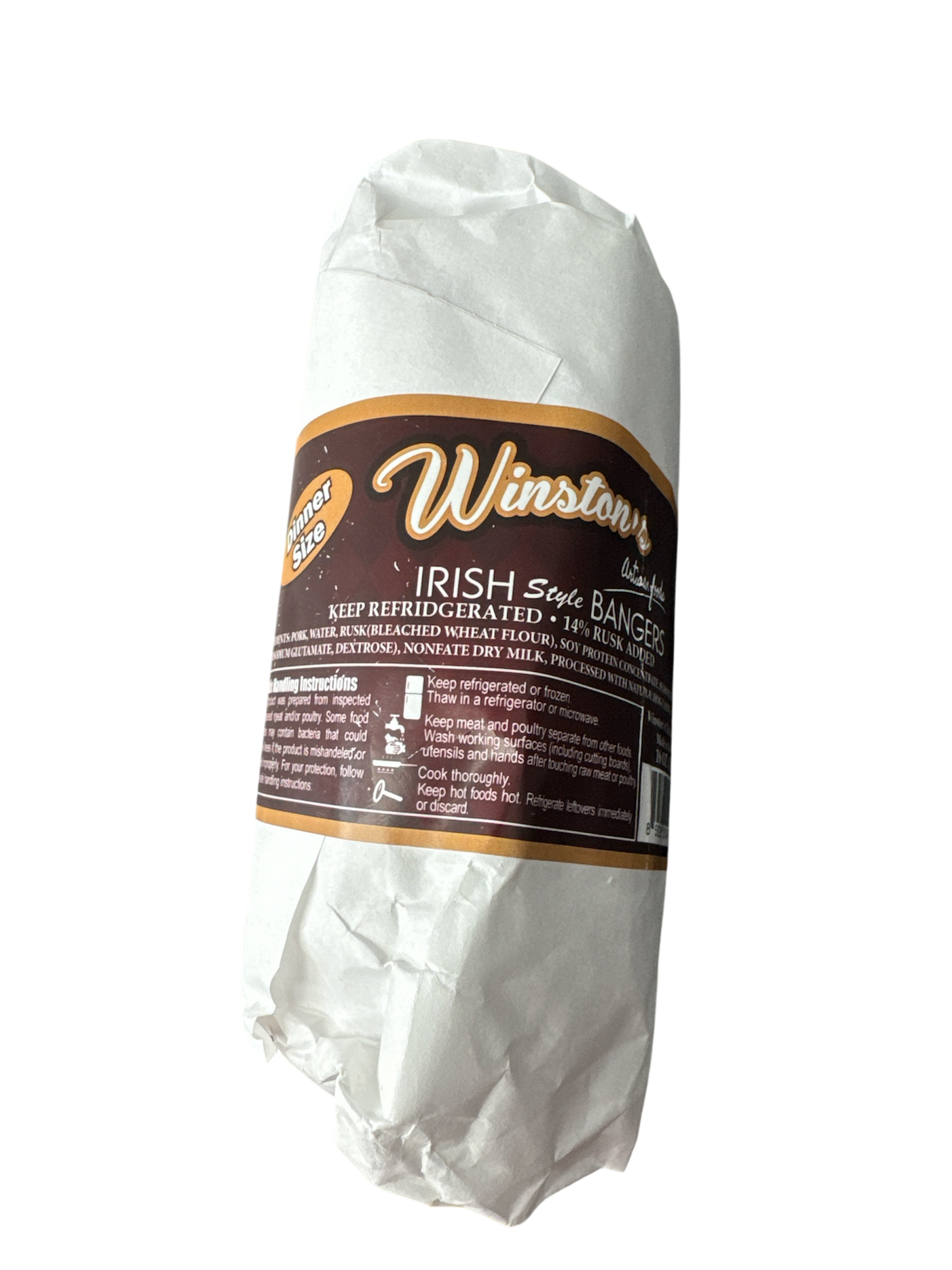Winston Irish Style Dinner Size Bangers 1lb