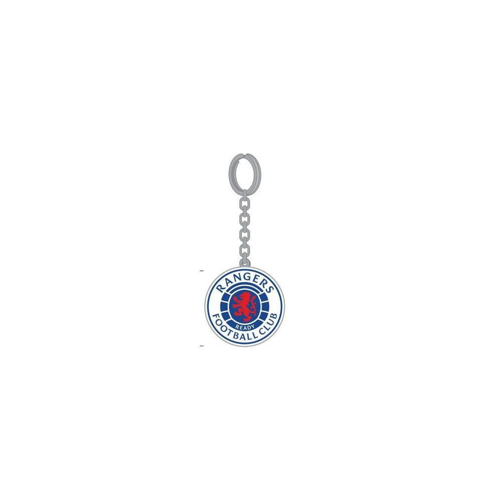 Glasgow Rangers F.C. Crest Shaped Keyring - Official