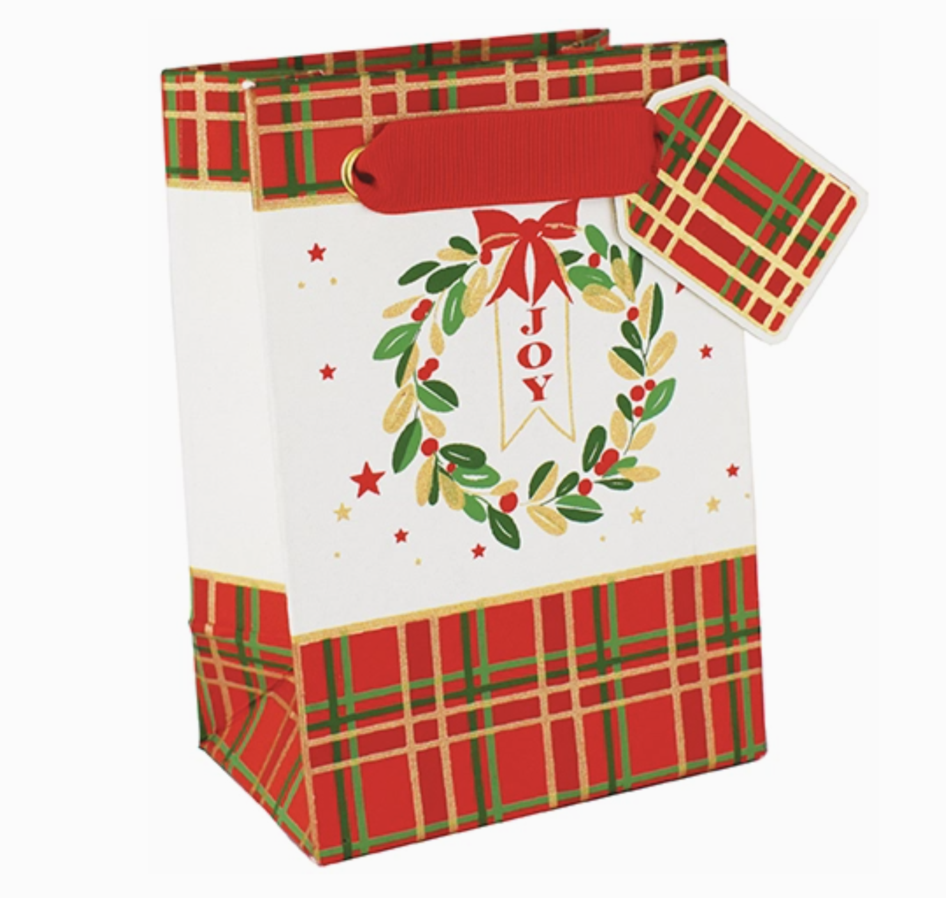 Tartan Wreath Small Bag