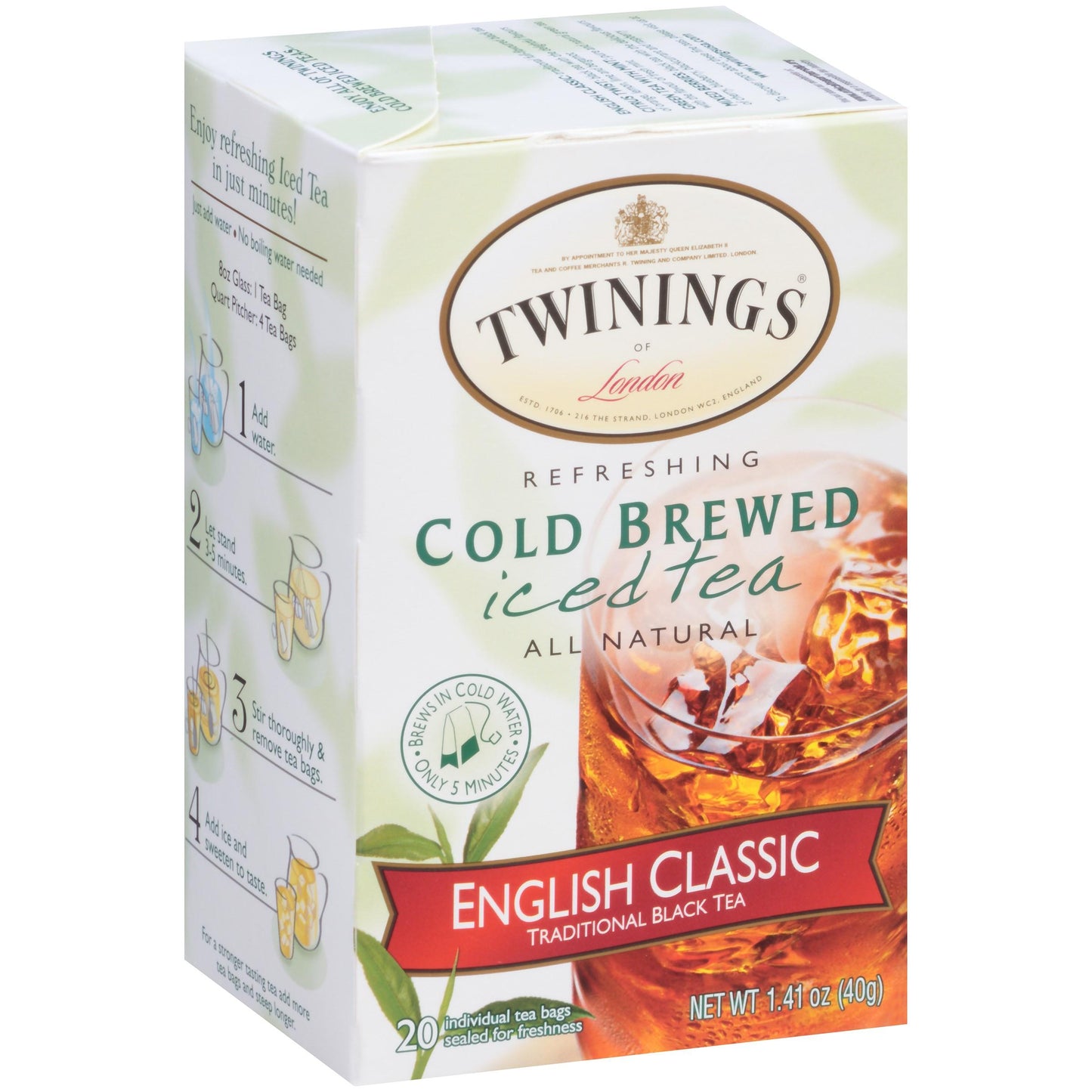 Twinings Cold Brew English Classic Iced Tea 20ct
