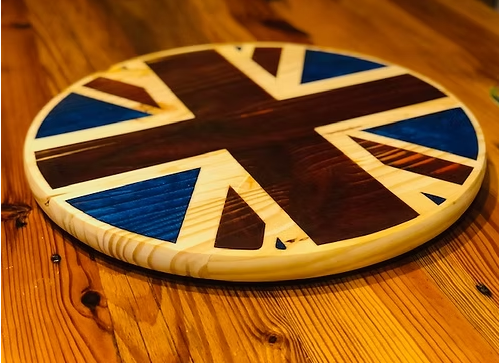 Union Jack Lazy Susan