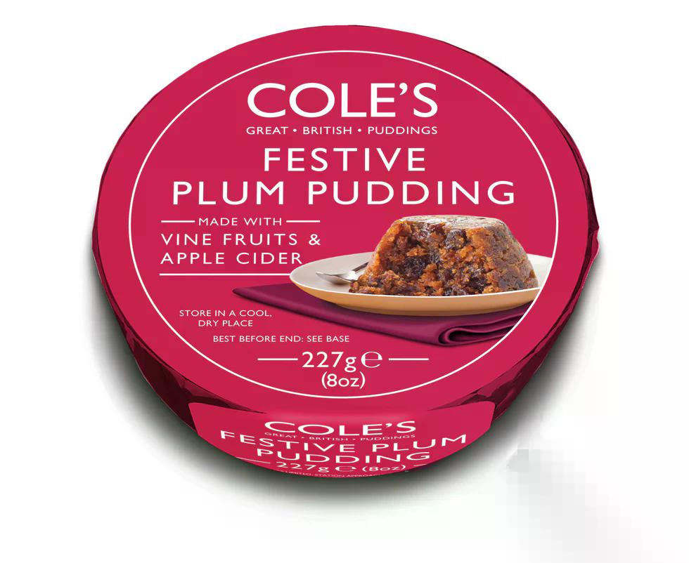 Cole's Festive Plum Pudding 227g