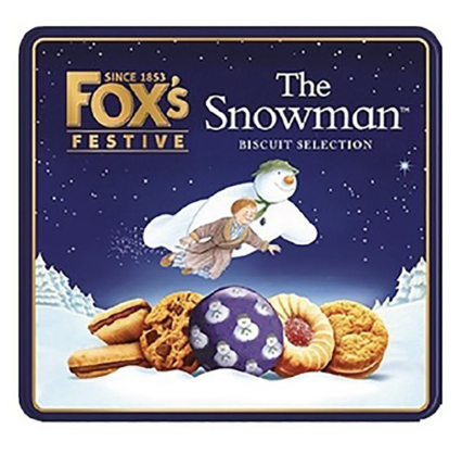 Fox's The Snowman Biscuit Tin 350g