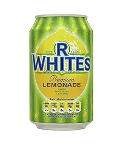 R Whites Premium Lemonade Can 330ml