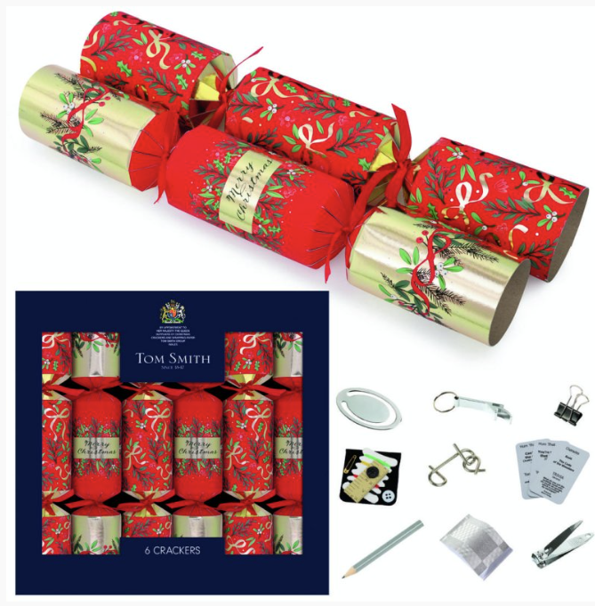 Tom Smith's Timeless Noel Premium Crackers 6 x 14"