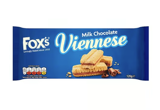 Fox's Viennese Milk Chocolate 120g