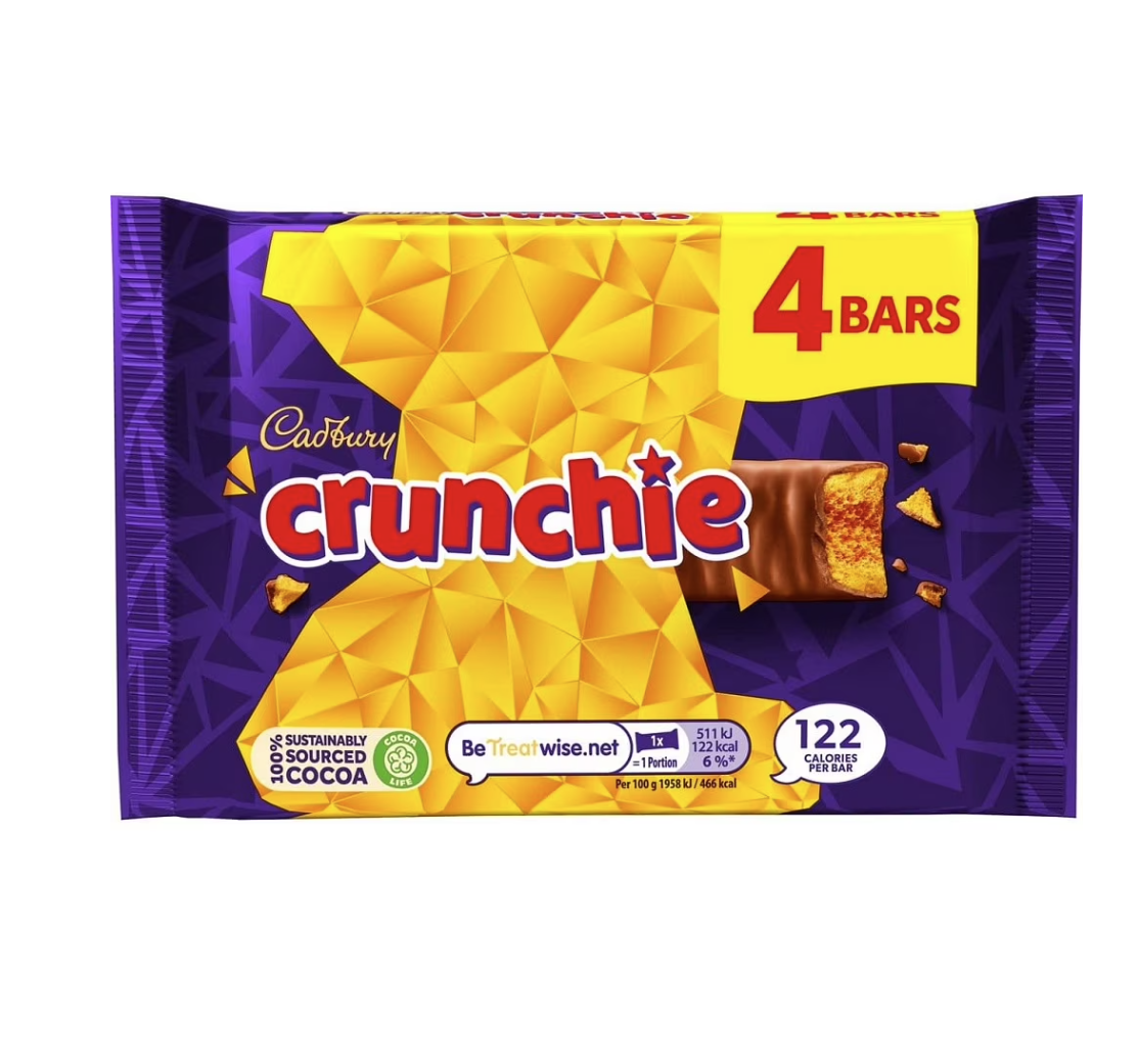 Crunchie 4 Pack 104.4g