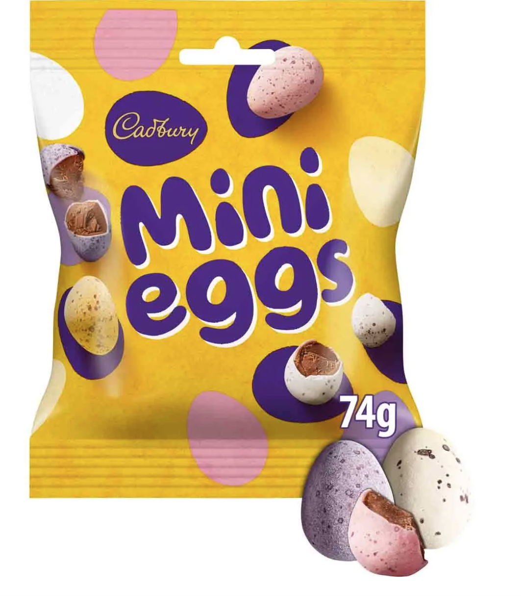 British Cadbury Mini Eggs Bag 74g