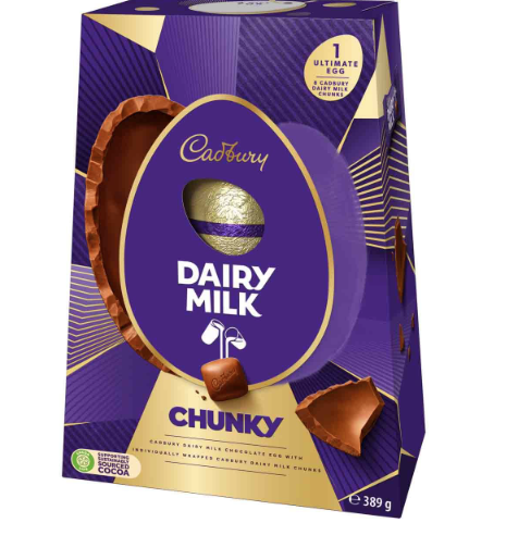 Cadbury Dairy Milk Chocolate Chunky Ultimate Easter Egg XXL 389g