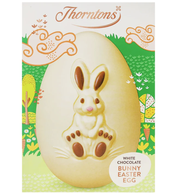 Thorntons Easter Egg White Chocolate Bunny 151g