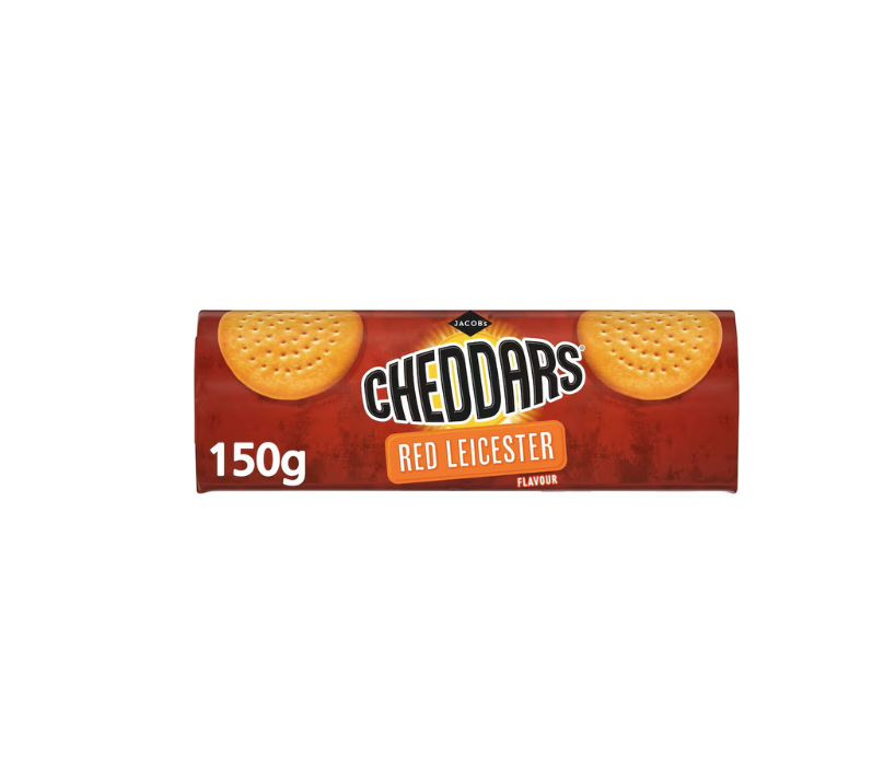 Jacobs Cheddars Red Leicester 150g