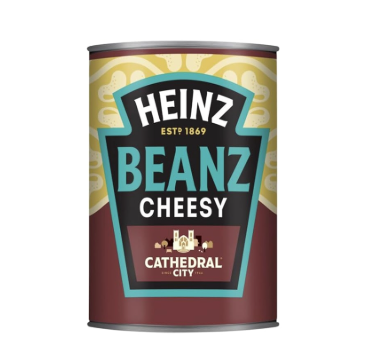 Heinz Beanz Cheesy Cathedral City 390G
