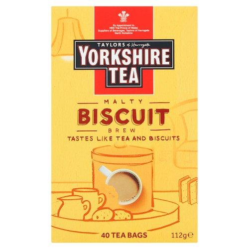 Yorkshire Tea Biscuit Brew Teabags 40ct