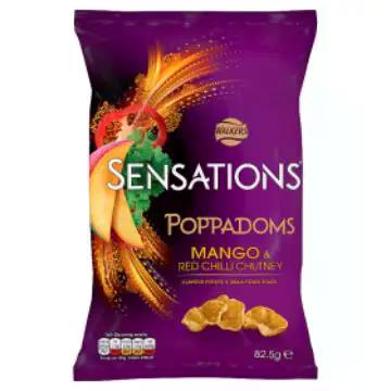 Walkers Sensations Mango & Red Chilly Chutney 82.5g