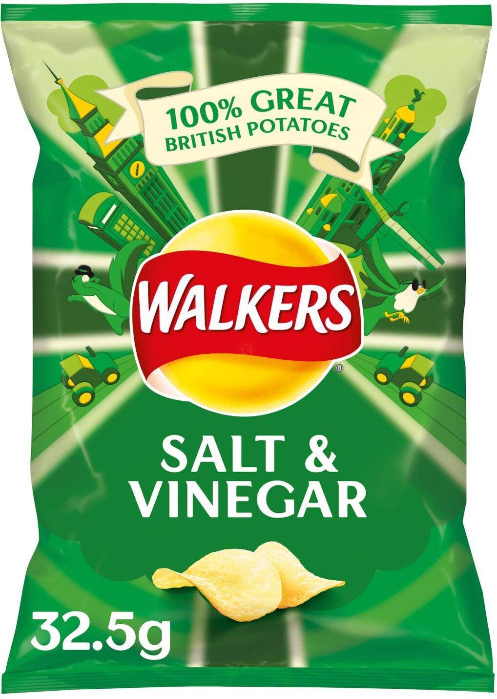 Walkers Salt & Vinegar Crisps 32.5g