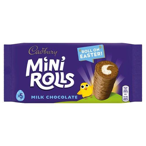 Cadbury Chocolate Mini Rolls - 5 per Pack