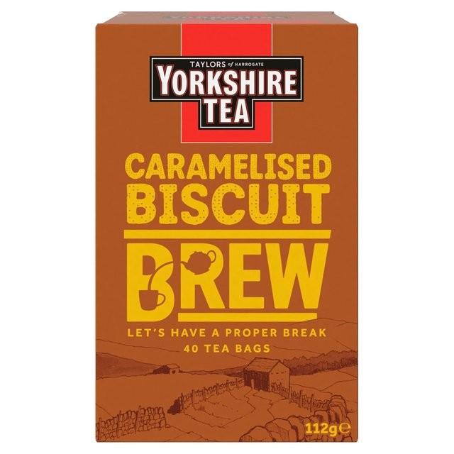 Taylors Yorkshire Tea Caramelised Biscuit Brew 40ct