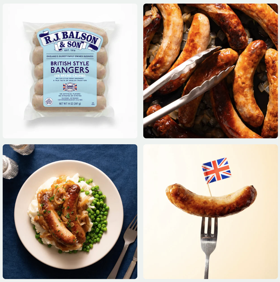 Bangers & Mash Recipe | RJ Balson British-Style Bangers at Mason's British Market