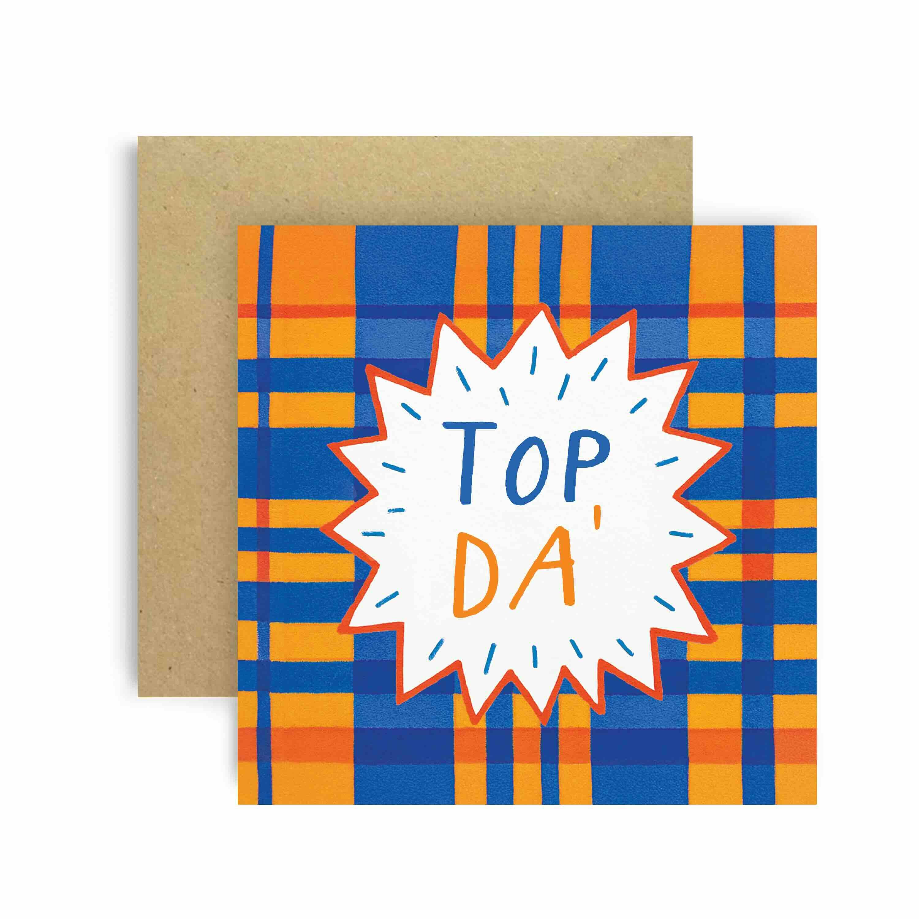 Pure Braw Top Da Irn Bru Scotland Greetings Card 