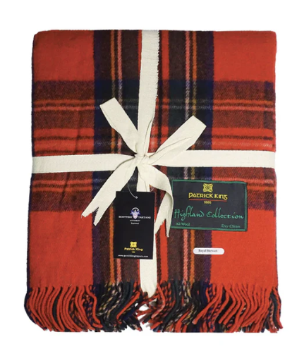 Royal Stewart Deluxe Wool Blanket