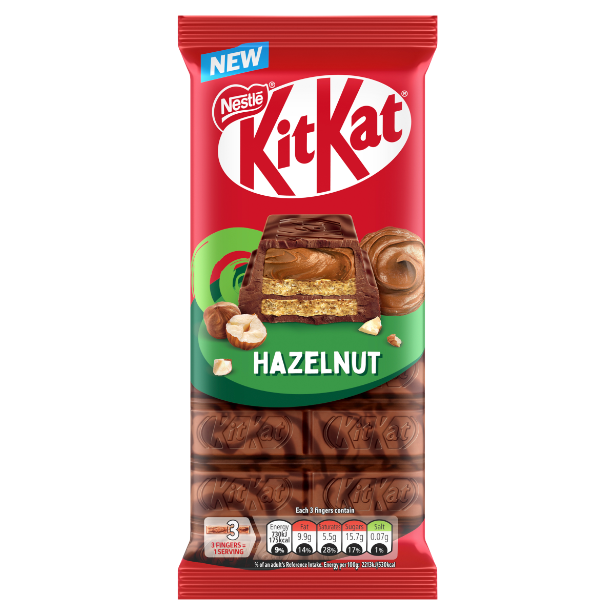 KitKat Hazelnut Sharing Bar 99g UK