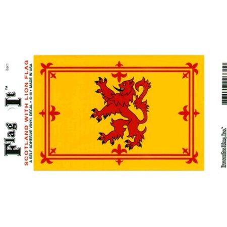Scotland Royal Standard Lion Rampant Flag Decal
