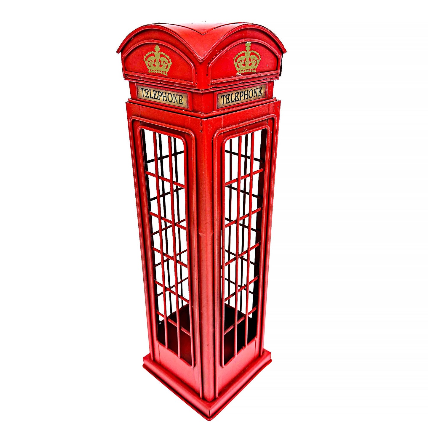 Metal Telephone Box Single Wine Carrier
