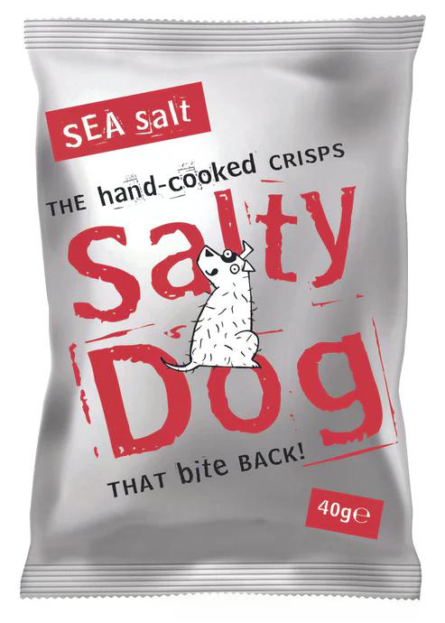 Sea Salt - Salty Dog Crisps 40g