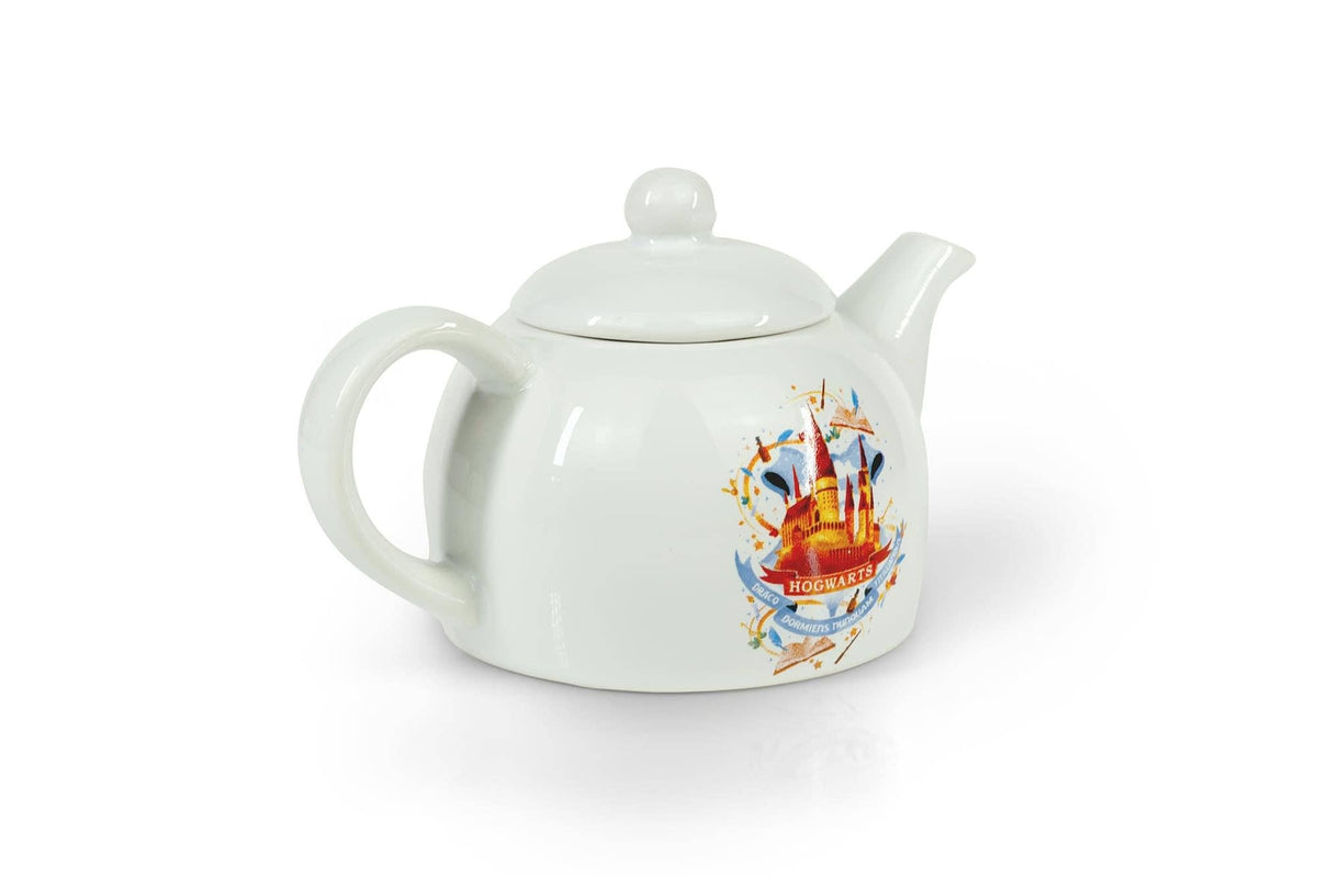 Harry Potter Hogwarts Mini Porcelain Teapot 5oz, Hogwarts collectible teapot, Harry Potter Christmas gift, Wizarding World tea accessory