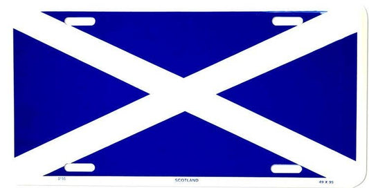 Scotland Flag - License Plate