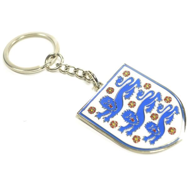 England F.A. Three Lions Crest Keyring- Official