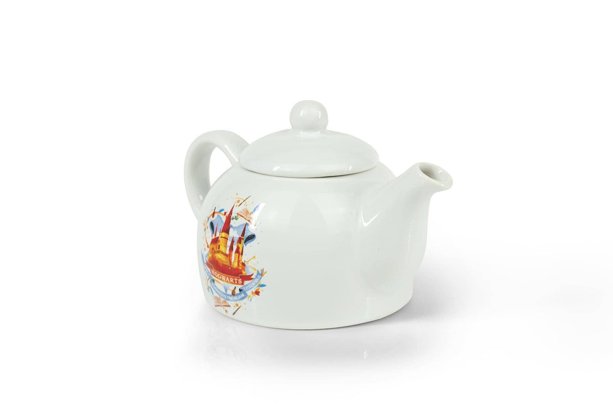 Harry Potter Hogwarts Mini Porcelain Teapot 5oz, Hogwarts collectible teapot, Harry Potter Christmas gift, Wizarding World tea accessory
