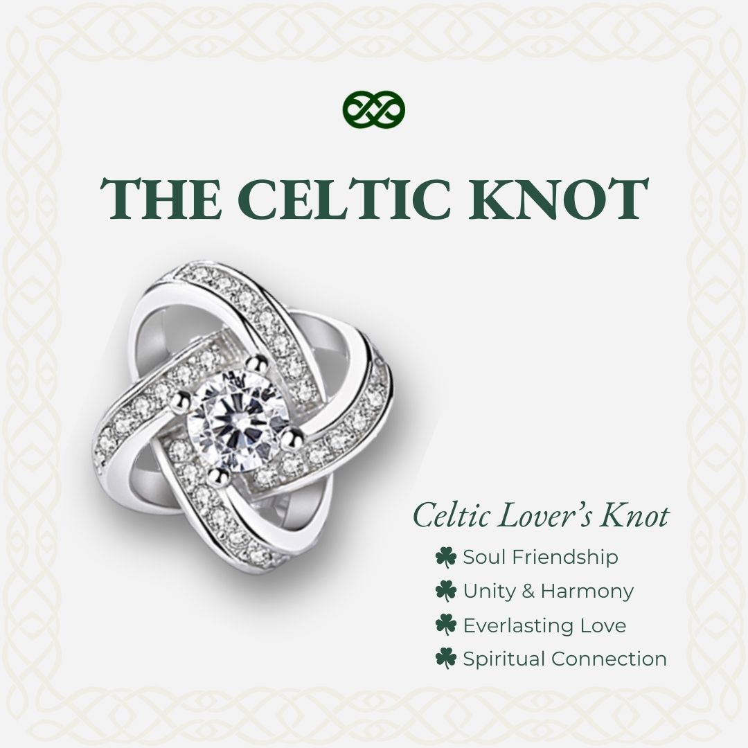 Celtic Knot™ Earrings — 18K White Gold | Diamond