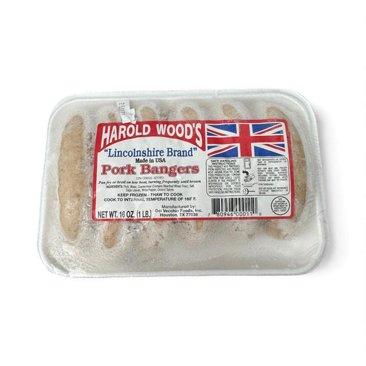 Harold Wood's Lincolshire Pork Bangers 16oz (1lb)