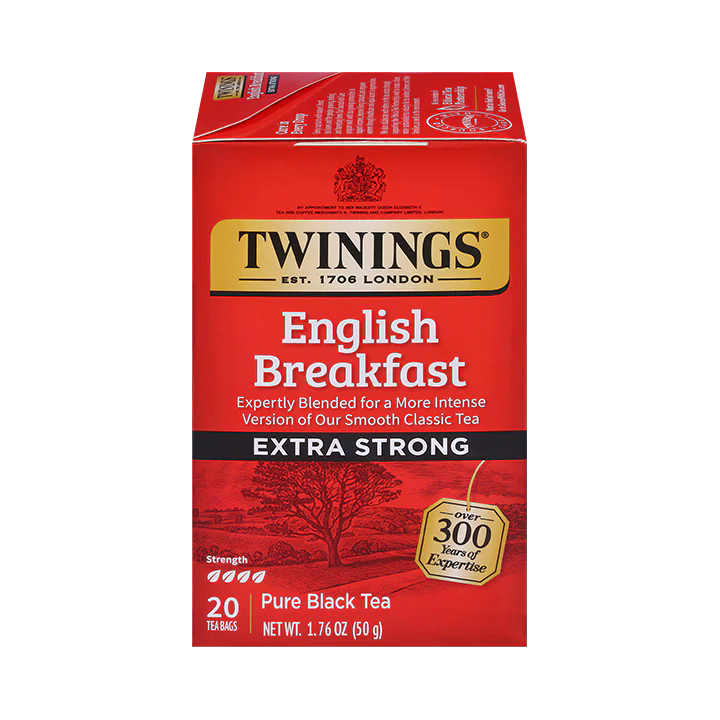 Twinings English Breakfast Extra Stong Tea 20ct