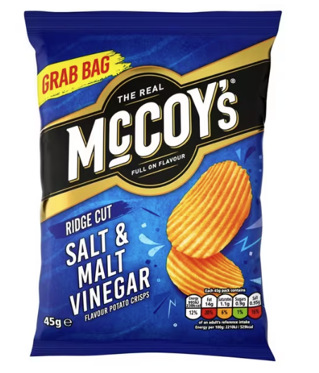 McCoy's Salt & Vinegar Crisps 45g