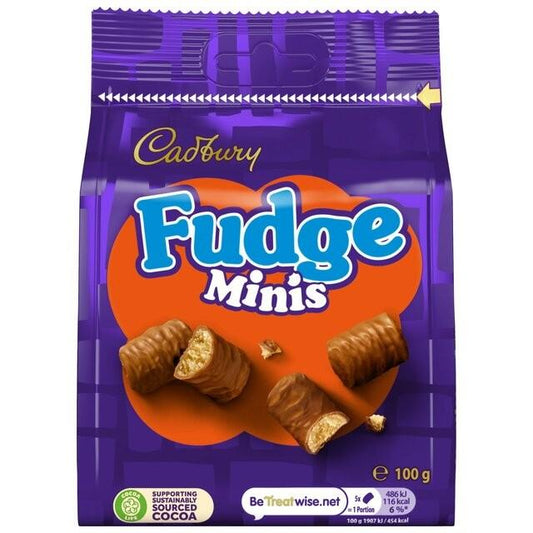 Cadbury Fudge Minis 100g