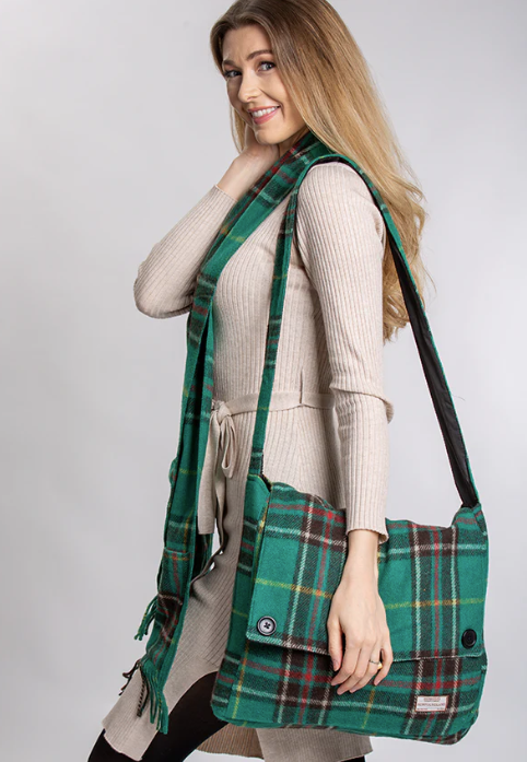 Keri Tartan Messenger Bag - Newfoundland