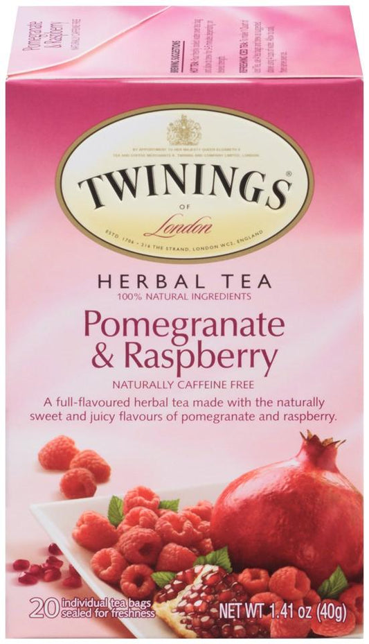 Twinings Pomegranate & Raspberry Tea 20ct