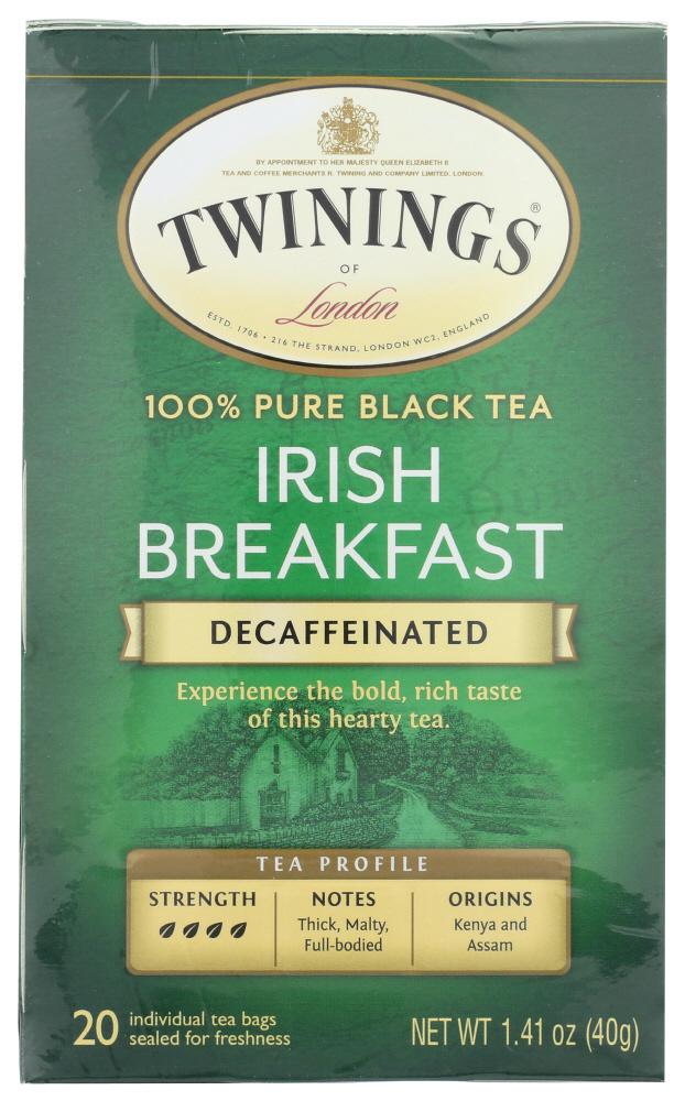 Twinings Irish Breakfast Decaf Tea 20ct