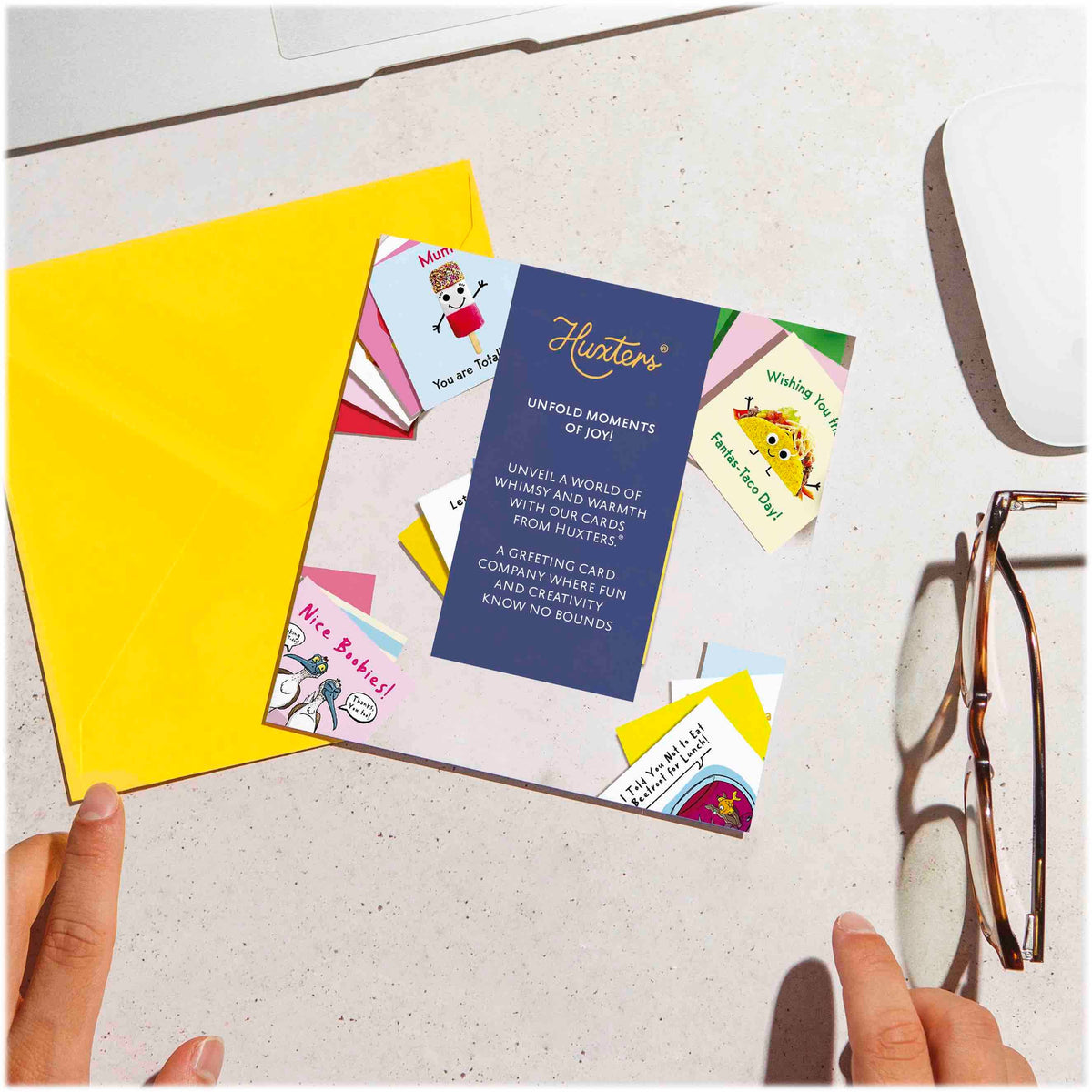 Looking Thrilled Re-Gift Present Doll Funny Christmas Card