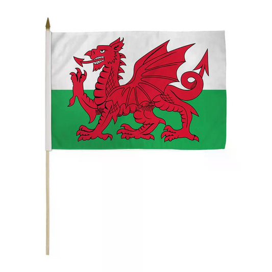 Wales 12"x18" Stick Flag