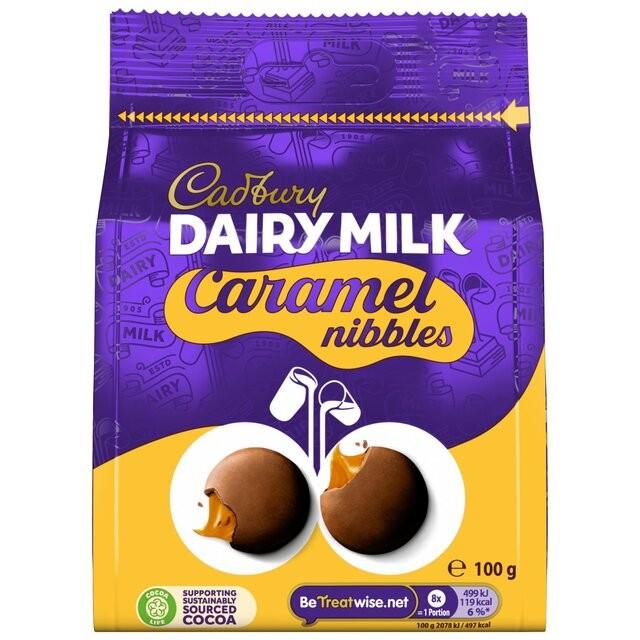 Cadbury 100G Caramel Nibbles 100g