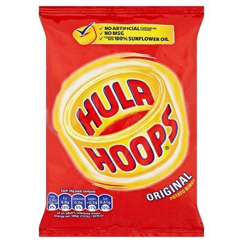 Hoops Snack Hula Hoops Original 34g | Crisps & Snacks | Mason's British Market ...