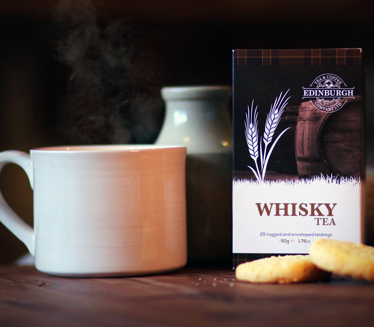 Edinburgh Tea & Coffee Co. Whisky Flavoured Black Tea Bags 25ct