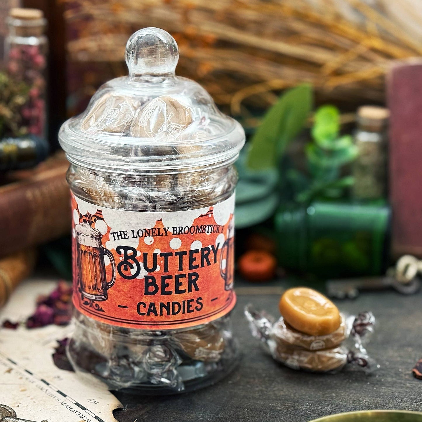 Butterbeer Candies Jar